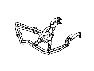 Dodge 4677603AL HOSE AND TUBE Heater Supply And Return