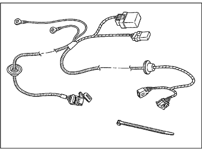Dodge 82209473 WIRING KIT Trailer Tow - 4 Way