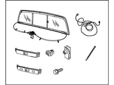 Dodge 82210002 WINDOW KIT Slider - Power Rr