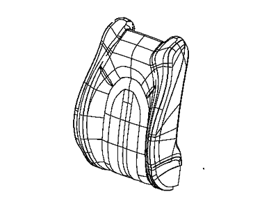 Chrysler 6EC33PD2AB COVER Front Seat Back
