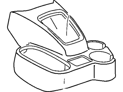 Dodge 5GT261L5AB CONSOLE Floor