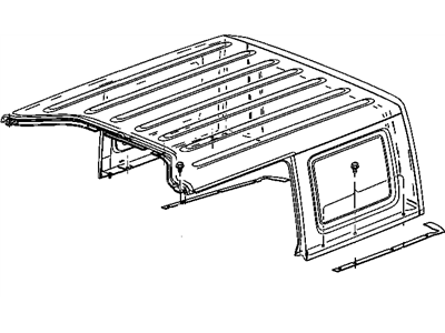 Jeep Wrangler Weather Strip - 55395244AD