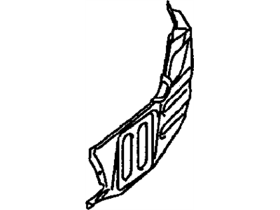 Chrysler MR535488 EXTENSION Quarter Panel