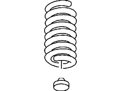 Dodge 52113977AA SPRING Front Coil