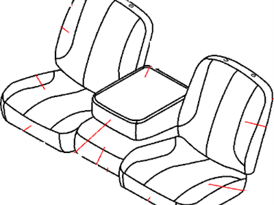 Mopar 1FN241D5AA Cover Front Seat Back Passenger