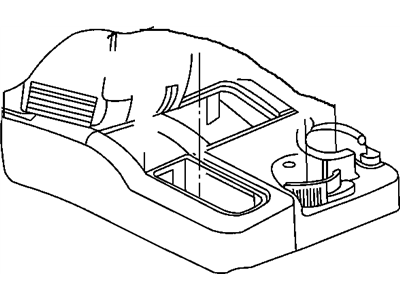 Dodge ZG781DVAA CONSOLE Floor