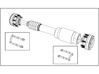 Jeep 52123555AA SHAFT Drive Rear 1-Piece