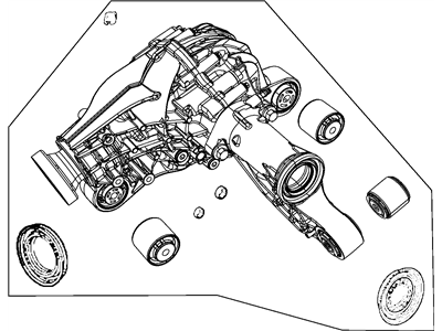 Dodge 68060206AD DIFFERENTIAL Front Axle