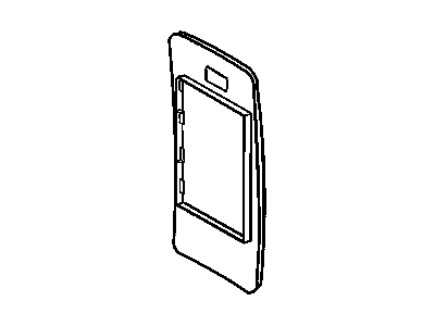 Dodge 5103758AA GLASS Mirror Replacement