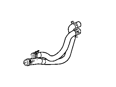 Chrysler 5058672AC HOSE Heater Return