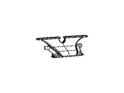 Mopar 5108156AE Defroster Duct, Front