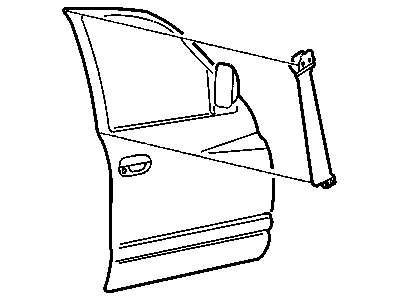 Mopar 55274888AD Tape Pillar Blackout
