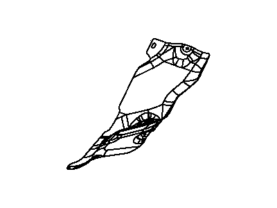 Ram 68065530AC SHIELD Exhaust Front Pipe or Converter