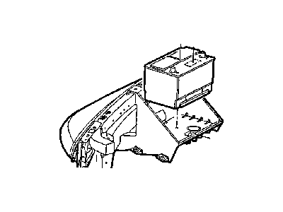 Mopar 55276205AB Tray Battery