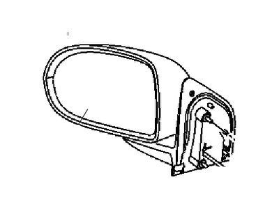 Jeep 6AC80DX8AB MIRROR Outside Rearview