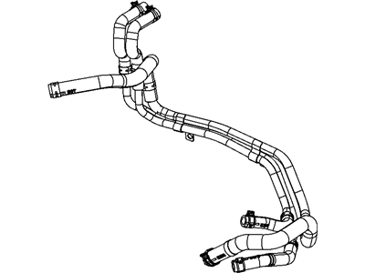 Dodge 55037833AF HOSE Heater Supply and Return