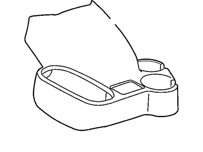 Dodge 5GT261DVAB CONSOLE Floor