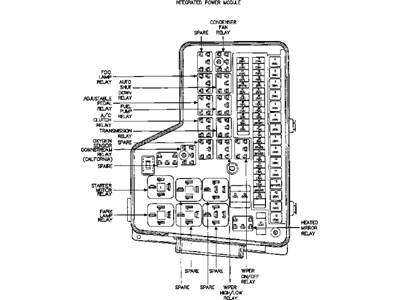 Dodge Ram 3500 Relay Block - 56051038AC