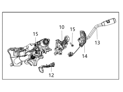 Ram Steering Column - 6ZG611C5AA