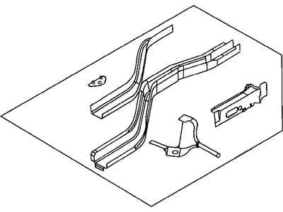 Dodge 4882820 RAIL PACKAGE Floor Pan Side
