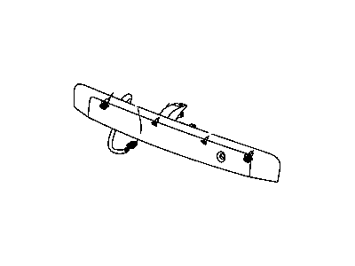 Jeep Compass Tailgate Handle - ZH34RXFAC