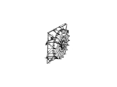 Ram Engine Cooling Fan - 68189335AC