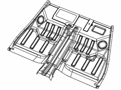 Jeep Grand Cherokee Floor Pan - 68170745AA