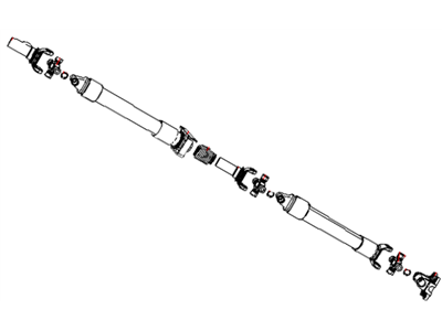 2008 Dodge Ram 3500 Drive Shaft - 52853211AD