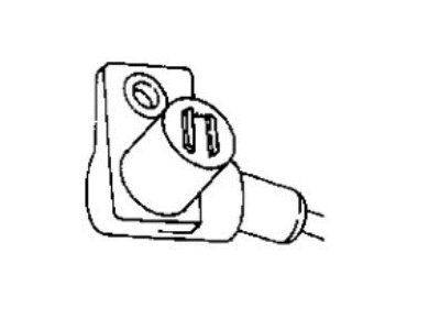 Mopar 4683057 ABS Sensor, Passenger Side
