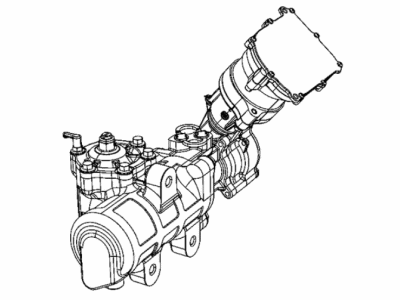 Ram Steering Gear Box - 68403512AD
