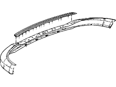 Mopar 55277325AA Fascia Front Upper