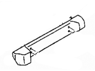Mopar 55175106AB Bracket License Mounting
