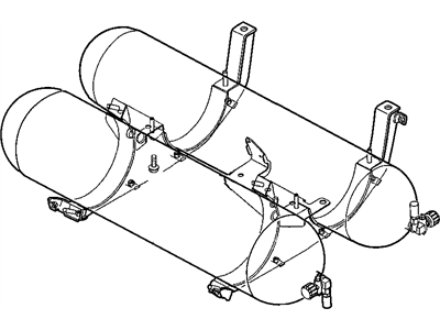 Dodge 53015205AB BRACKET Fuel Cylinder