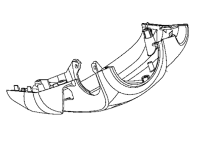 2020 Ram ProMaster City Steering Column Cover - 5YL67JXWAA