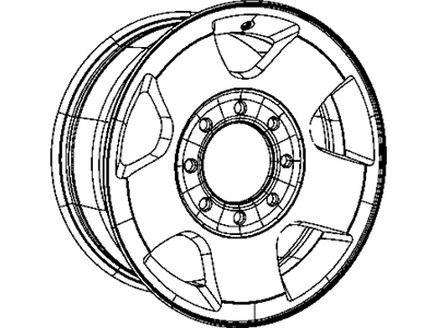 Ram 52122367AB WHEEL Aluminum
