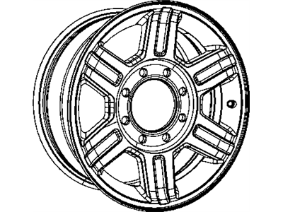 Ram 2500 Spare Wheel - 1HL36AAAAB