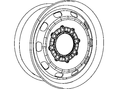 Ram 2500 Spare Wheel - 5GY15S4AAB