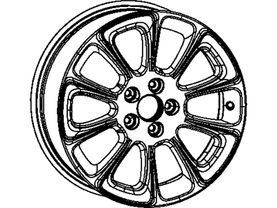 Dodge Dart Spare Wheel - 1TP82AAAAC