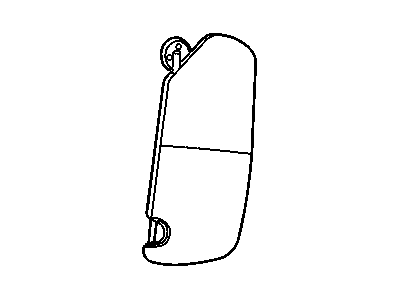 Dodge 1CT10BD1AA VISOR