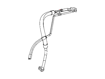 Jeep Wrangler A/C Hose - 68087179AA
