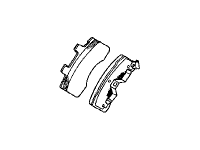 Dodge 4874866AB PAD KIT Front Disc Brake