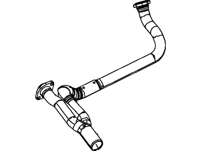 Jeep 68085142AD PIPE Exhaust