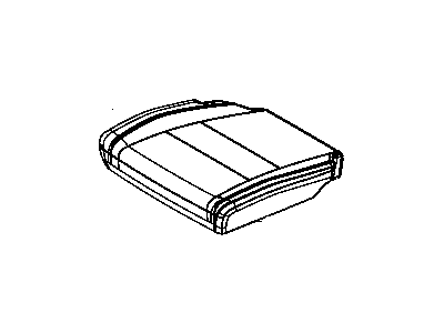 Dodge 5VU07HL1AB COVER Rear Seat Cushion 3rd Row