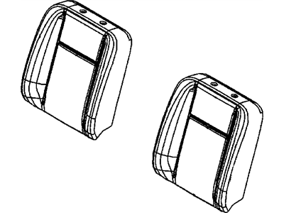 Ram 68050650AA FOAM Seat Back Front