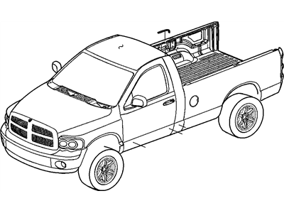 Dodge 55277350AA MOLDING Roof