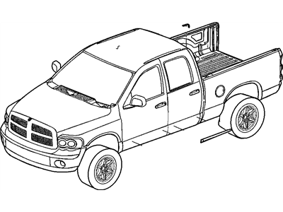 Dodge 55277352AA MOLDING Roof