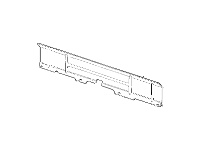 Mopar 5EF08DX9 Air Deflector, Black