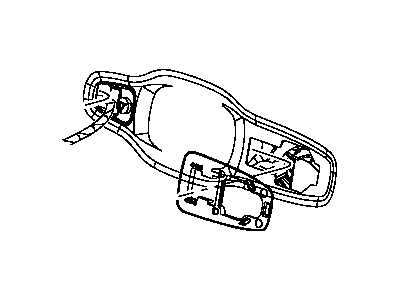 2020 Chrysler 300 Door Handle - 4589860AI