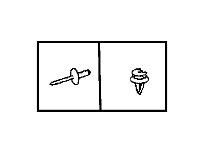 Mopar 68005152AA Lower Trim Panel Fastener, Rear Driver Side
