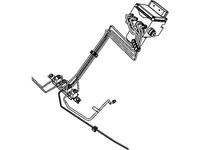 2012 Ram 1500 Brake Line - 55398931AD